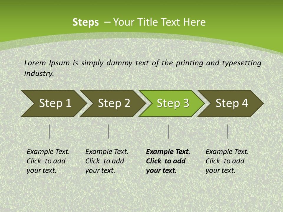 Grass Texture PowerPoint Template