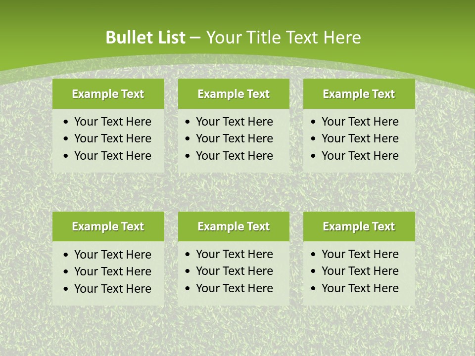 Grass Texture PowerPoint Template