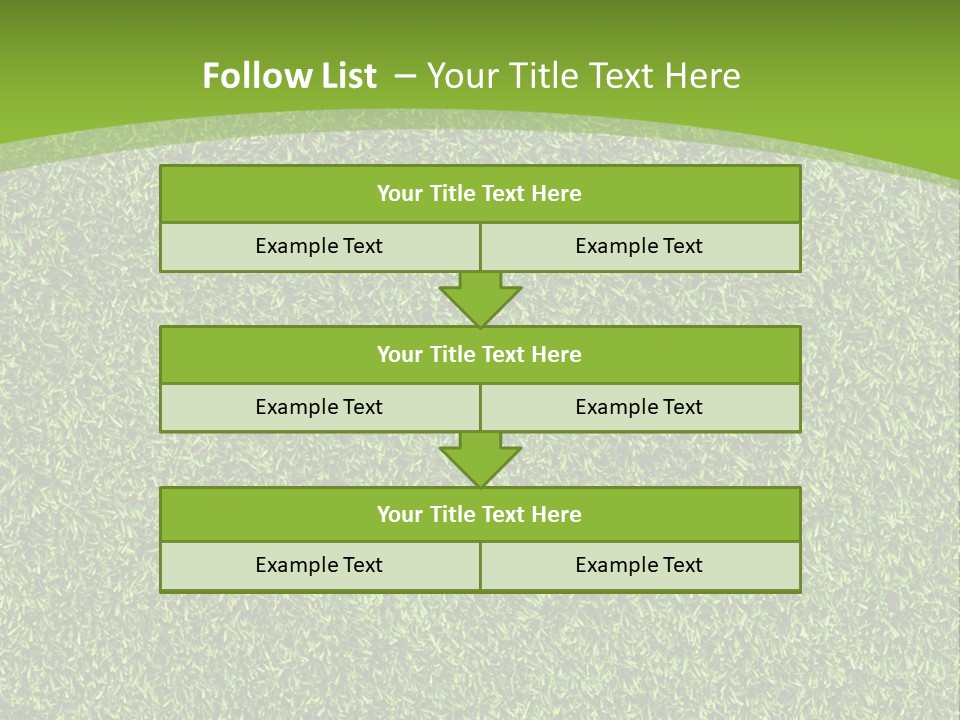 Grass Texture PowerPoint Template
