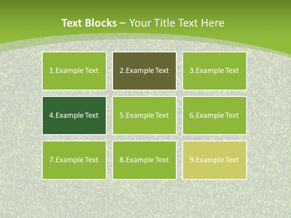 Grass Texture PowerPoint Template