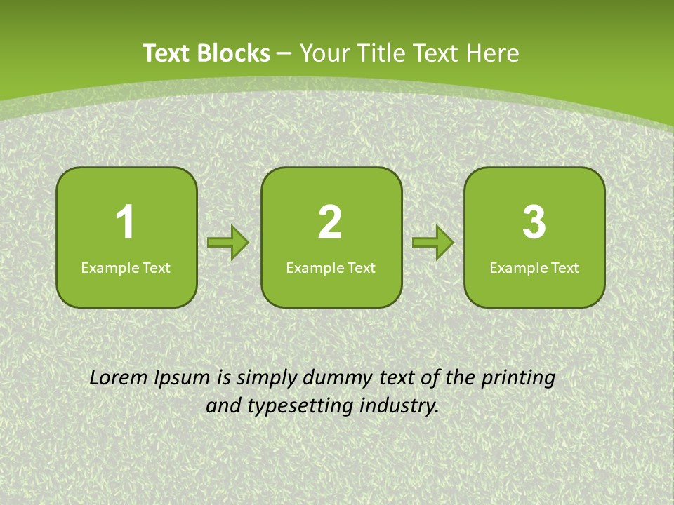 Grass Texture PowerPoint Template