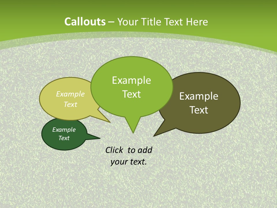 Grass Texture PowerPoint Template