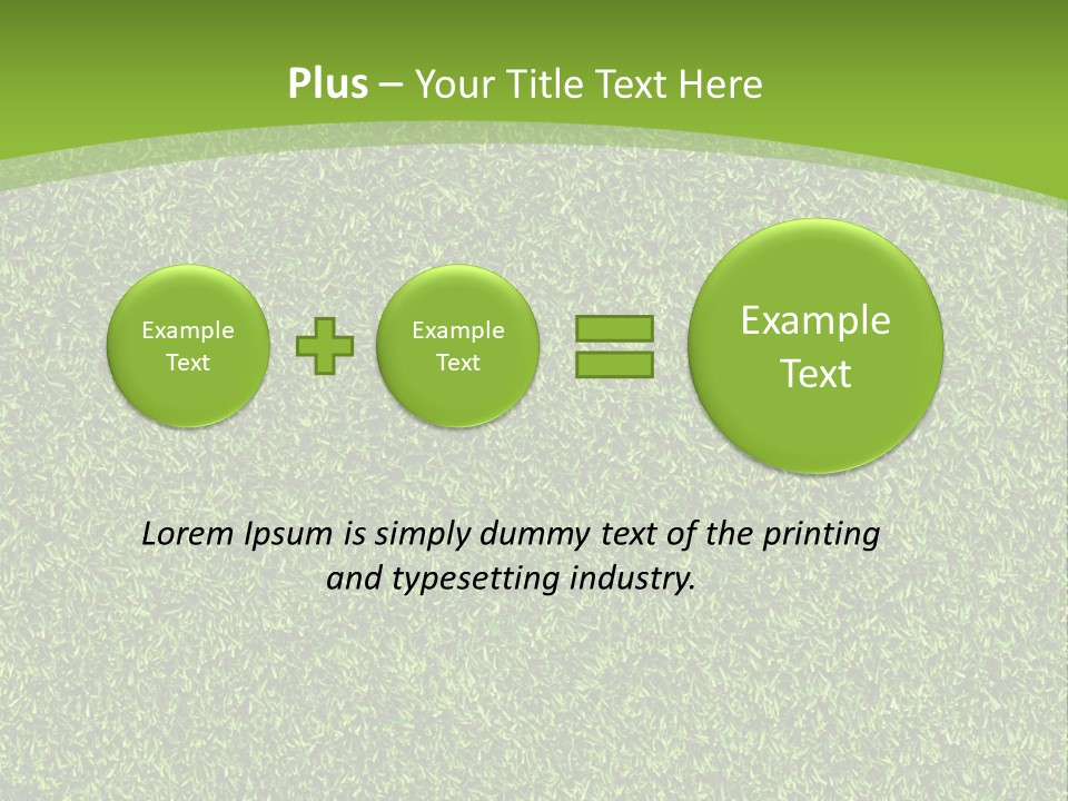 Grass Texture PowerPoint Template