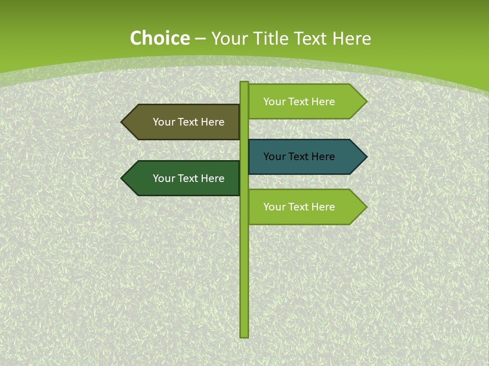Grass Texture PowerPoint Template