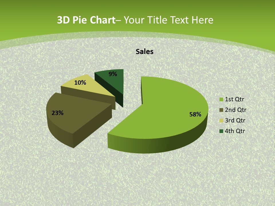 Grass Texture PowerPoint Template