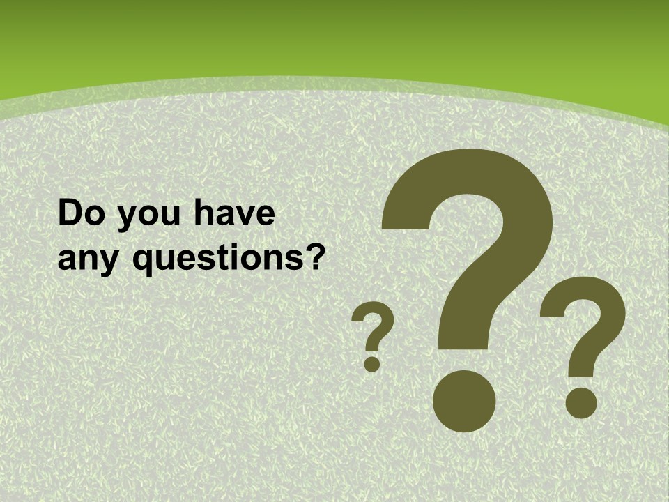 Grass Texture PowerPoint Template