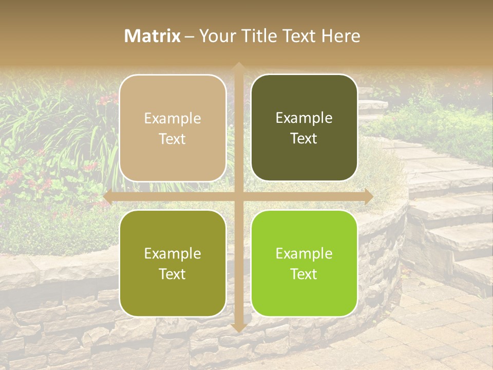 Stone Landscaping PowerPoint Template