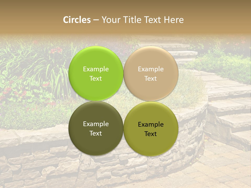 Stone Landscaping PowerPoint Template