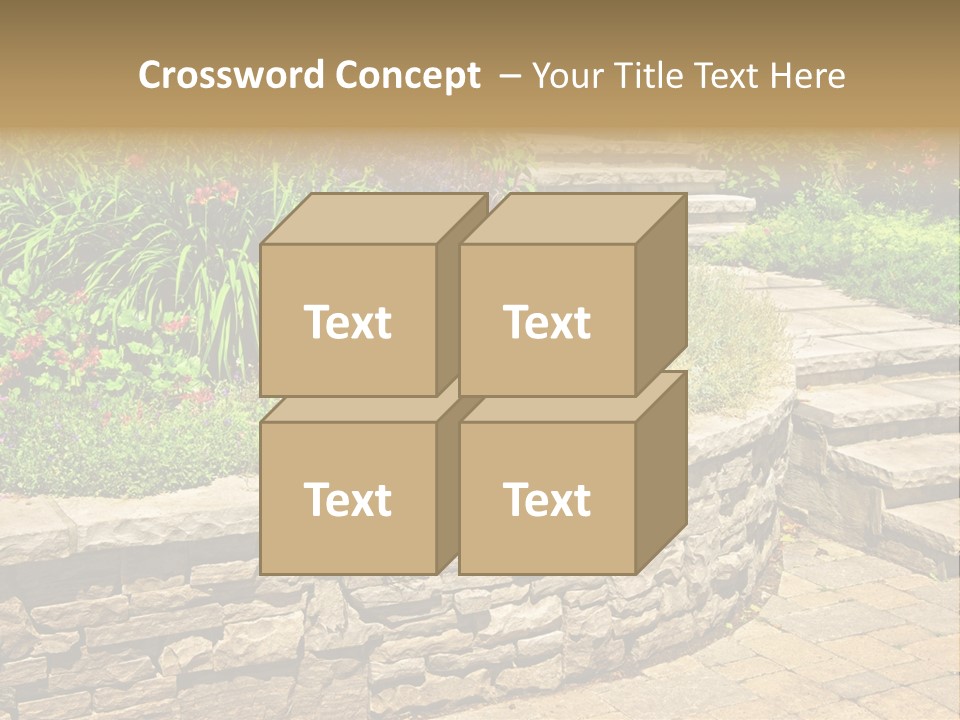 Stone Landscaping PowerPoint Template