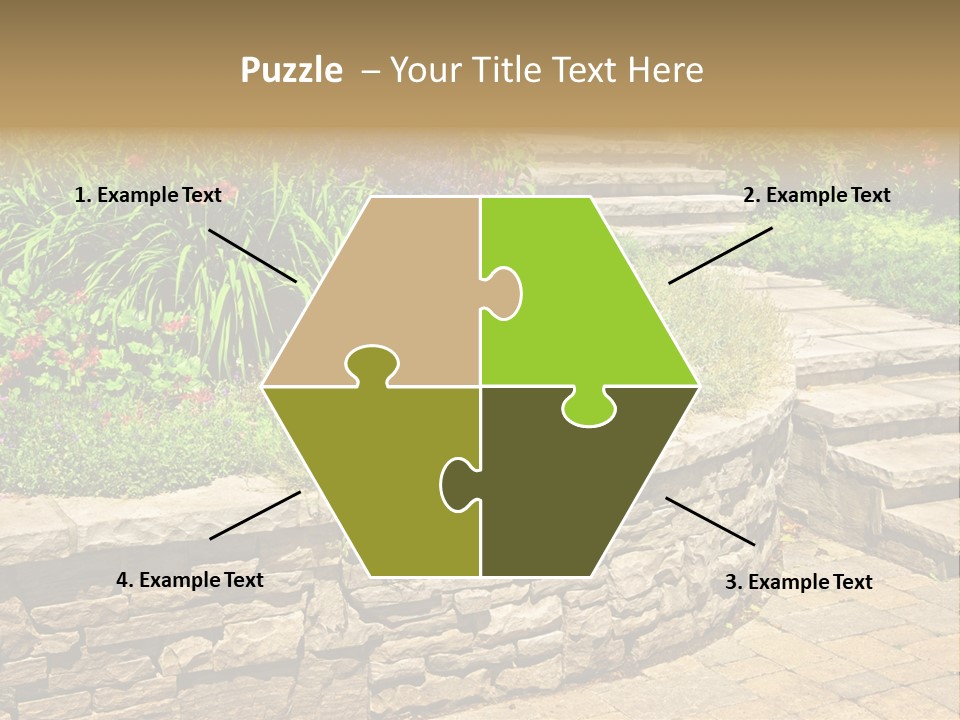 Stone Landscaping PowerPoint Template