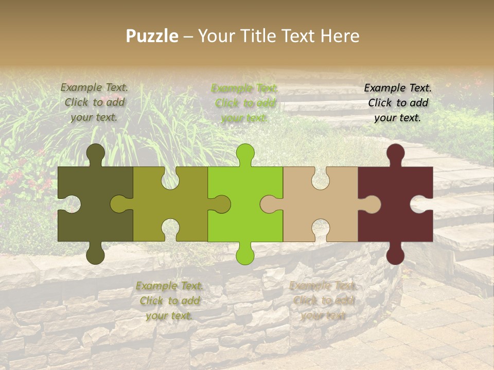 Stone Landscaping PowerPoint Template