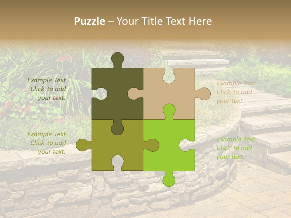 Stone Landscaping PowerPoint Template