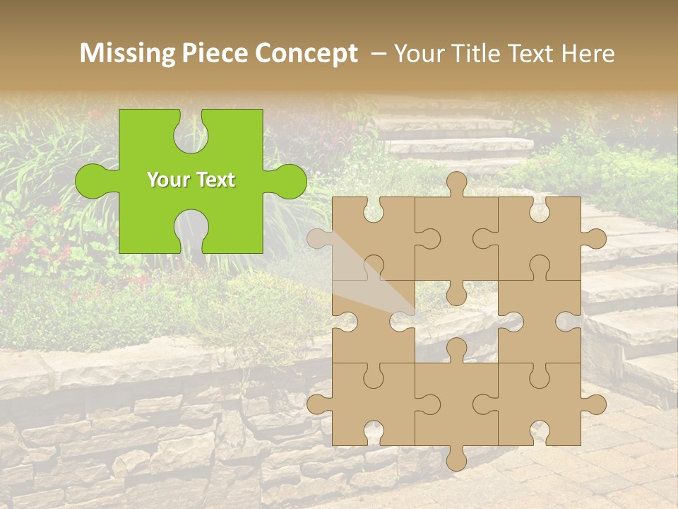 Stone Landscaping PowerPoint Template