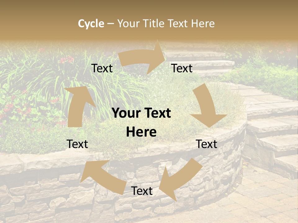 Stone Landscaping PowerPoint Template