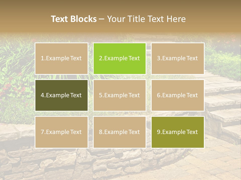 Stone Landscaping PowerPoint Template