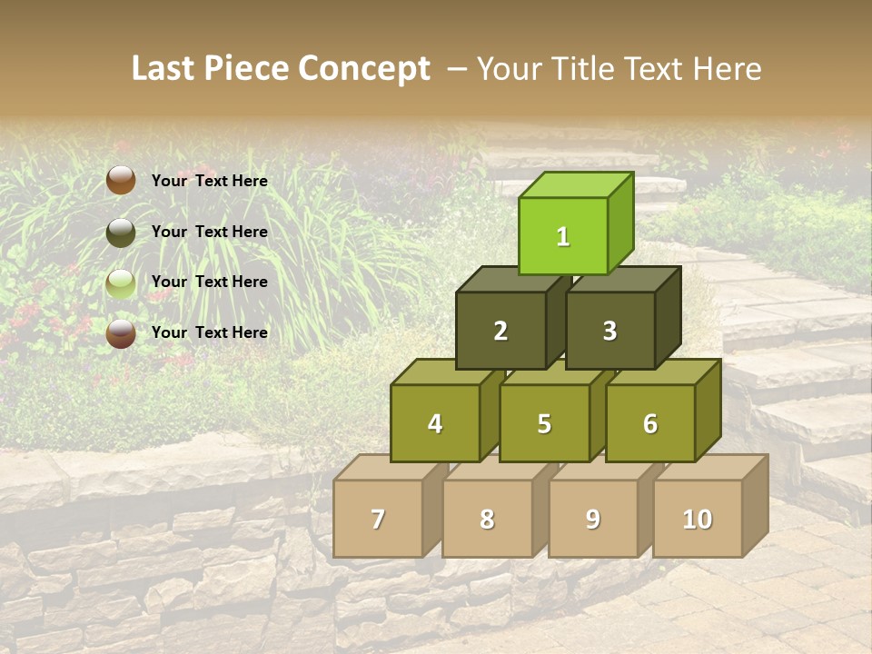 Stone Landscaping PowerPoint Template