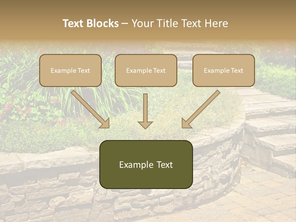 Stone Landscaping PowerPoint Template