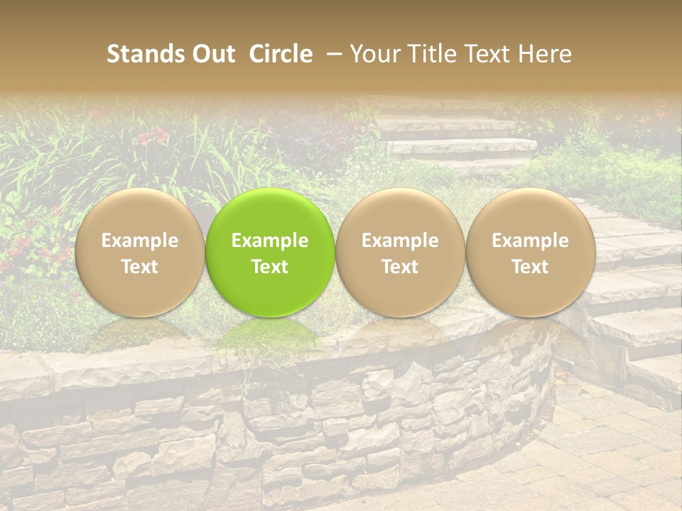 Stone Landscaping PowerPoint Template