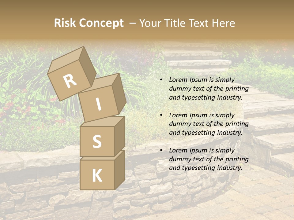 Stone Landscaping PowerPoint Template