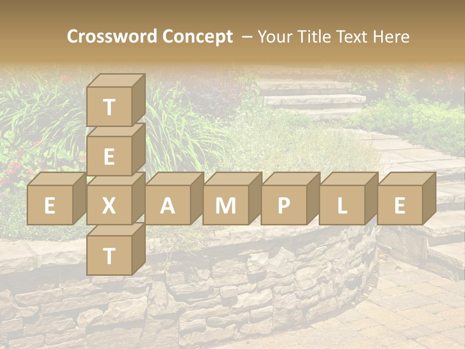 Stone Landscaping PowerPoint Template