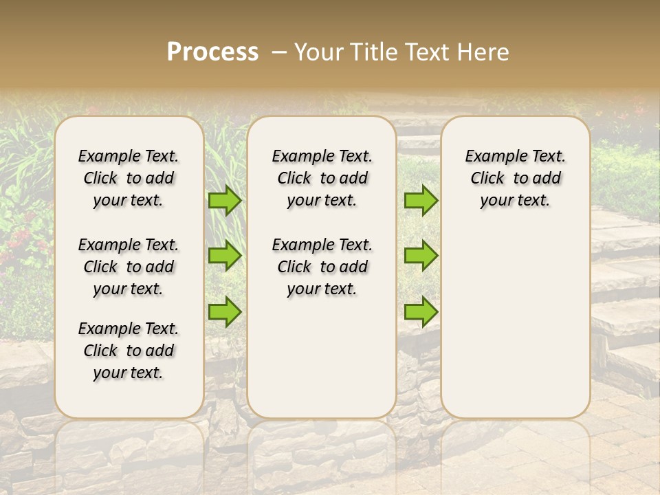 Stone Landscaping PowerPoint Template