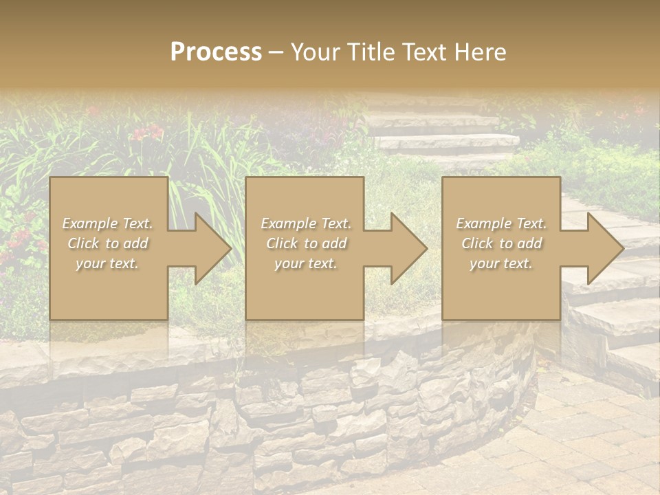 Stone Landscaping PowerPoint Template