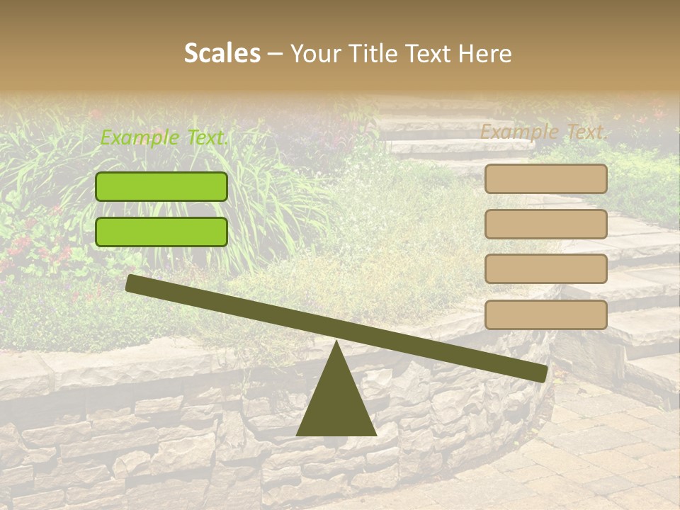 Stone Landscaping PowerPoint Template