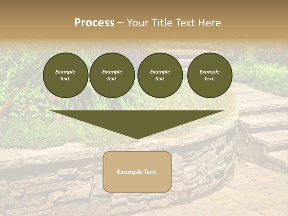 Stone Landscaping PowerPoint Template