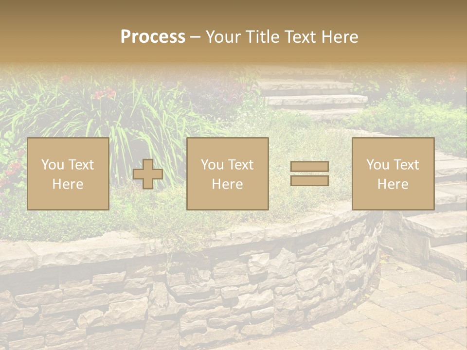 Stone Landscaping PowerPoint Template