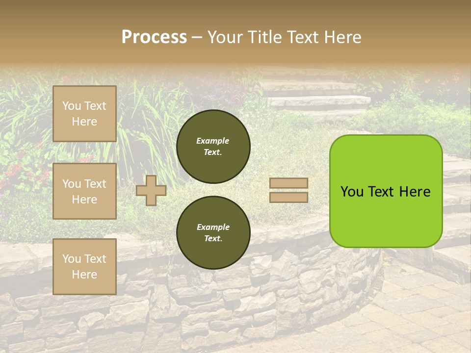 Stone Landscaping PowerPoint Template