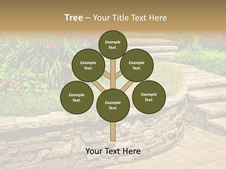 Stone Landscaping PowerPoint Template