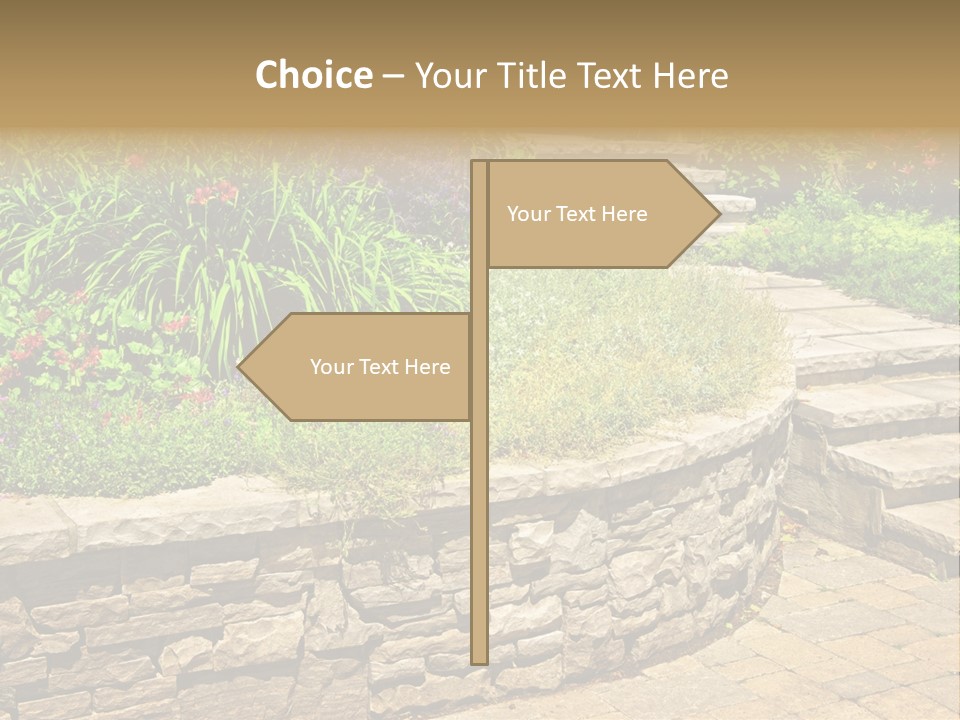 Stone Landscaping PowerPoint Template