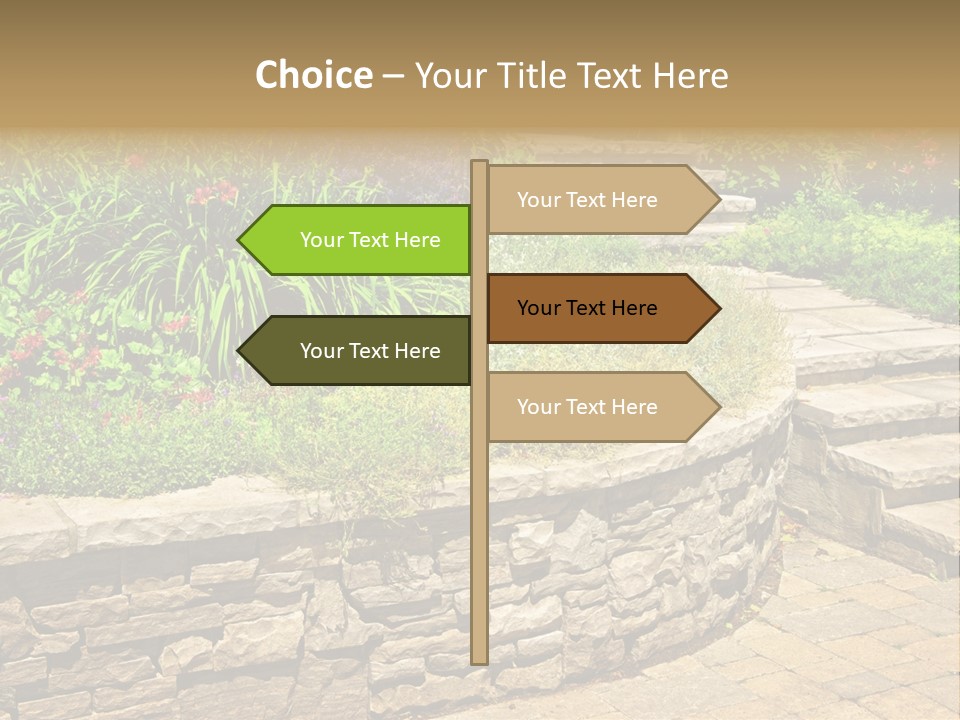 Stone Landscaping PowerPoint Template
