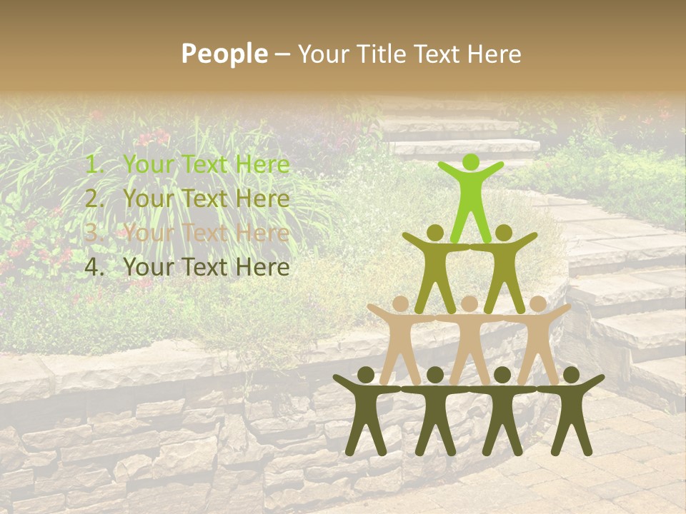 Stone Landscaping PowerPoint Template