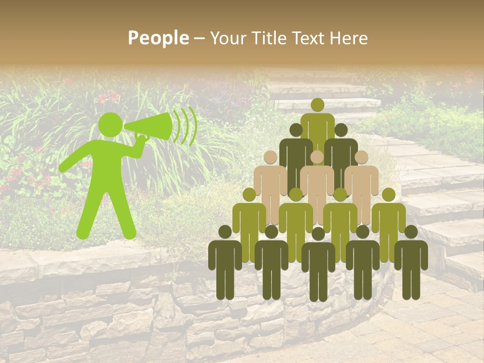 Stone Landscaping PowerPoint Template