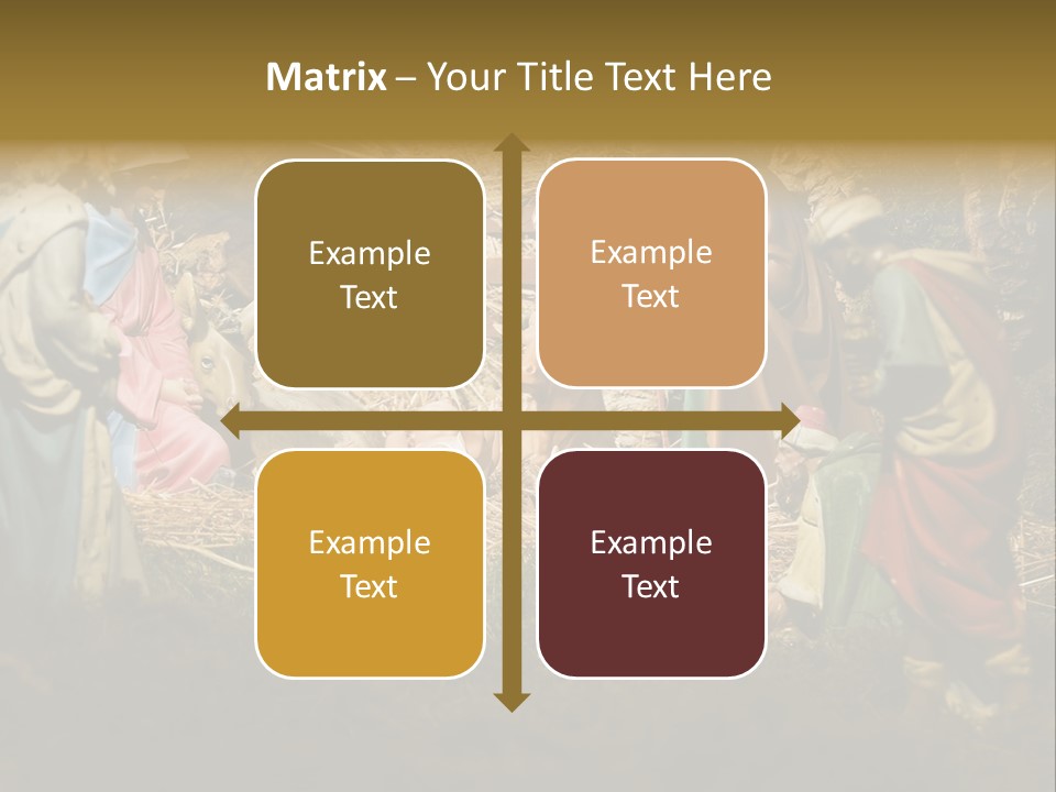 Christ Nativity PowerPoint Template