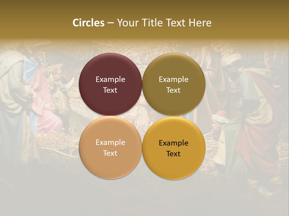 Christ Nativity PowerPoint Template