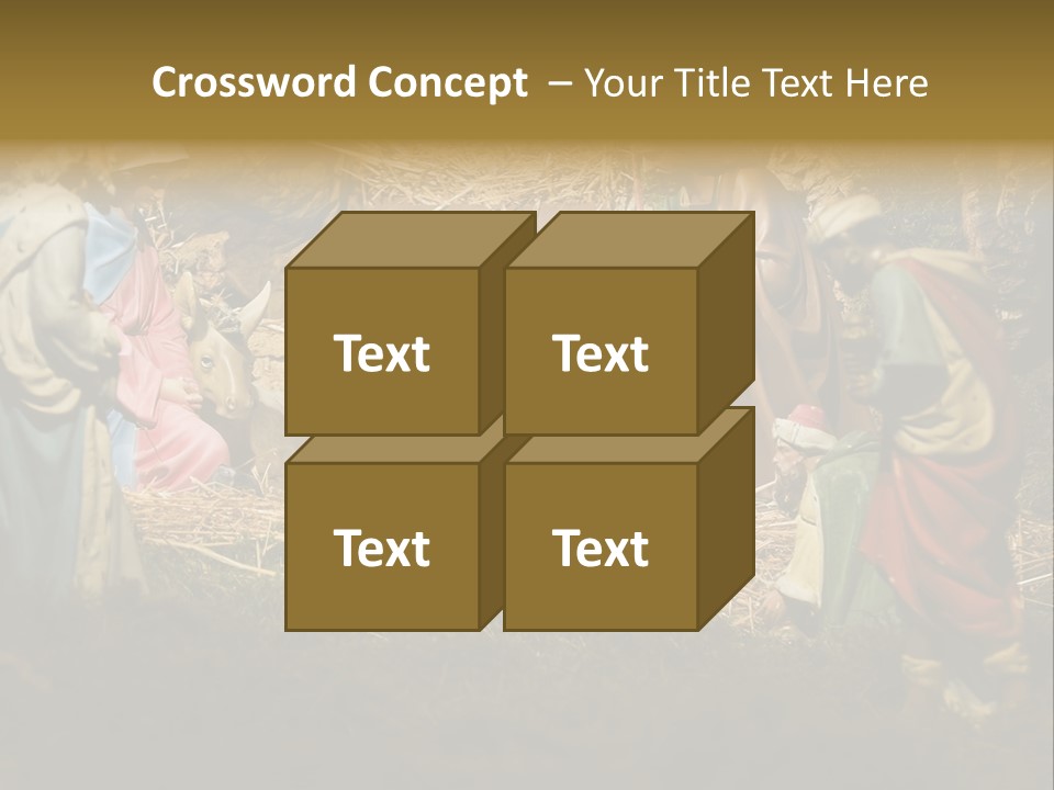 Christ Nativity PowerPoint Template