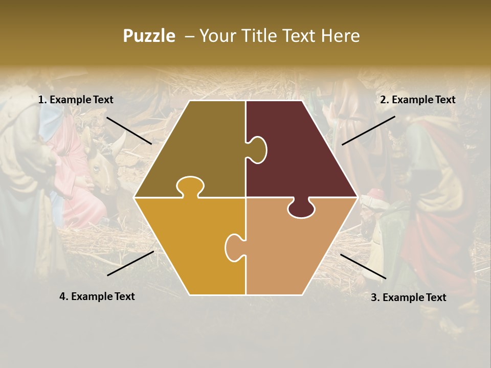 Christ Nativity PowerPoint Template