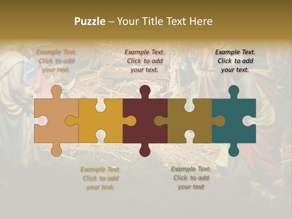 Christ Nativity PowerPoint Template