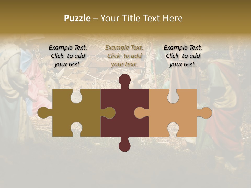 Christ Nativity PowerPoint Template