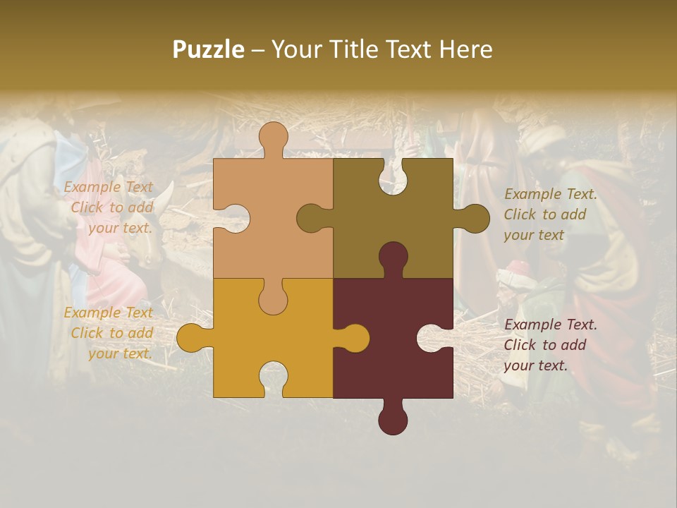 Christ Nativity PowerPoint Template