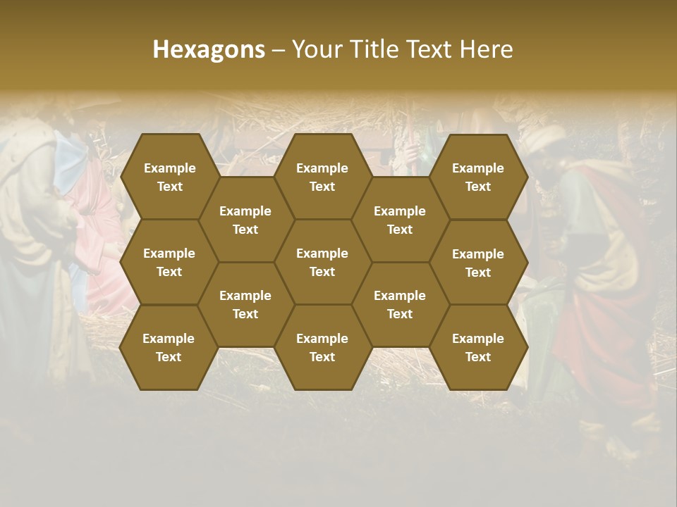 Christ Nativity PowerPoint Template