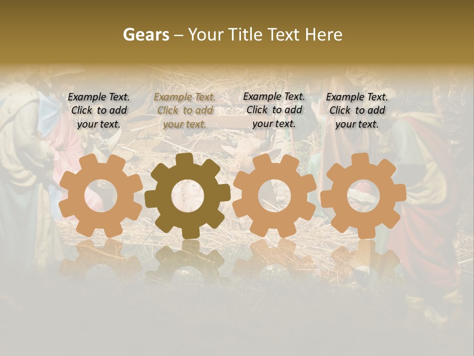 Christ Nativity PowerPoint Template