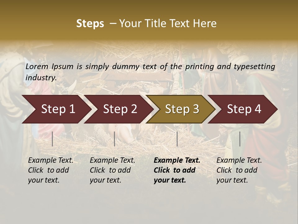 Christ Nativity PowerPoint Template