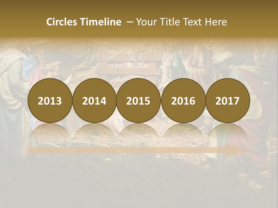 Christ Nativity PowerPoint Template