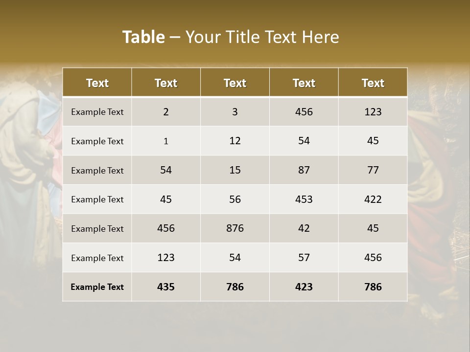 Christ Nativity PowerPoint Template