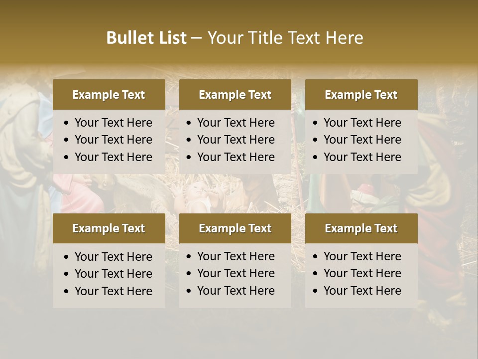 Christ Nativity PowerPoint Template