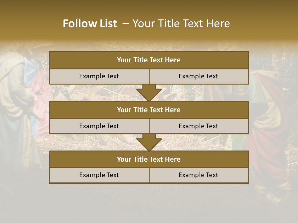 Christ Nativity PowerPoint Template