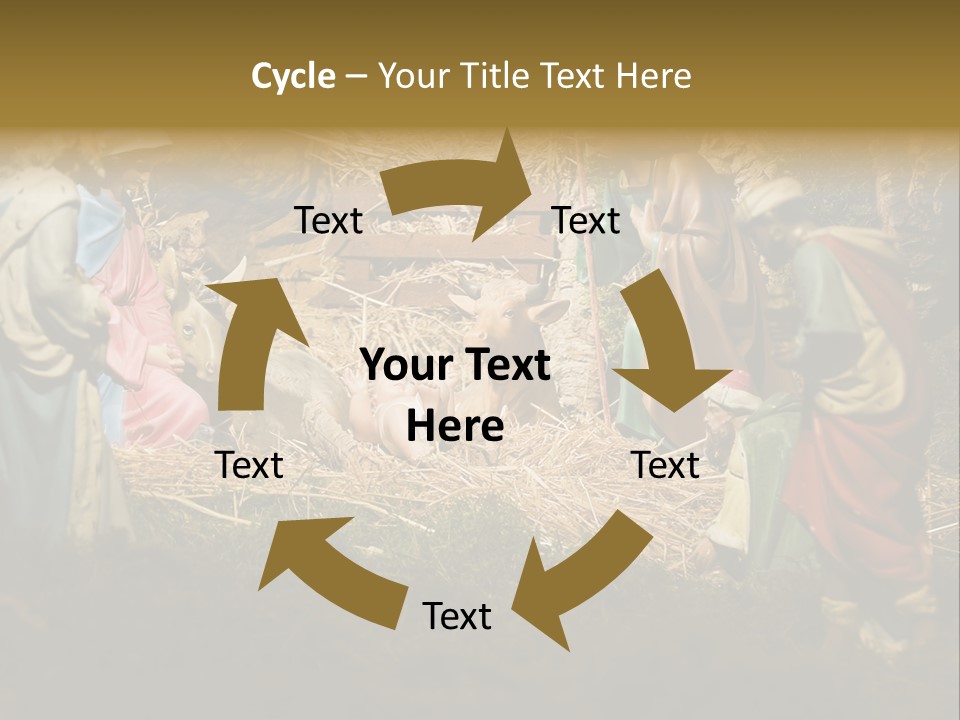 Christ Nativity PowerPoint Template